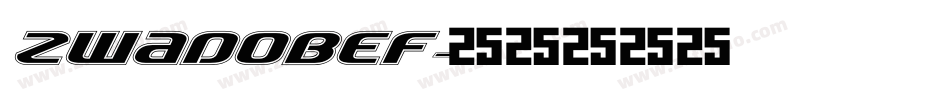 ZWAdobeF字体转换