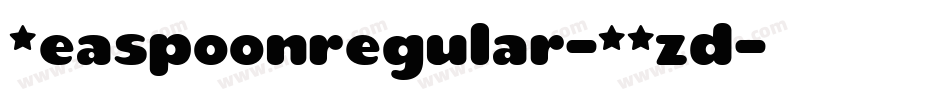 Teaspoonregular-OGzd字体转换
