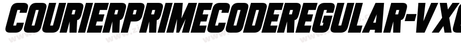 CourierprimecodeRegular-vx0M字体转换