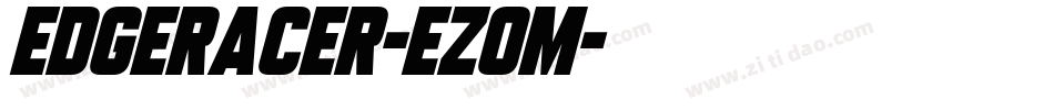 EdgeRacer-ez0m字体转换