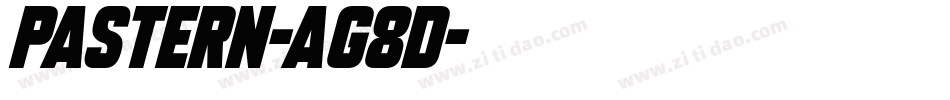 Pastern-AG8D字体转换