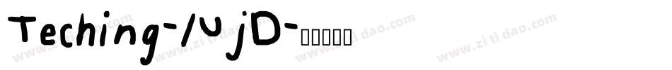 Teching-lVjD字体转换