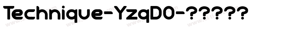 Technique-YzqDO字体转换