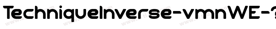 TechniqueInverse-vmnWE字体转换