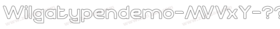 Wilgatypendemo-MVVxY字体转换