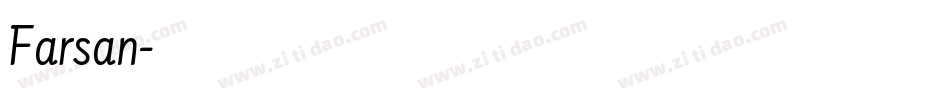 Farsan字体转换
