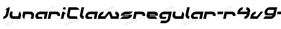 JunariClawsregular-r4v9字体转换