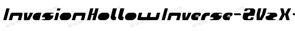 InvasionHollowInverse-2VzX字体转换