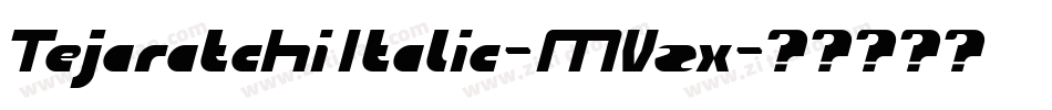 TejaratchiItalic-MVzx字体转换