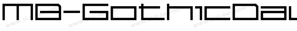 MB-GothicDawn字体转换