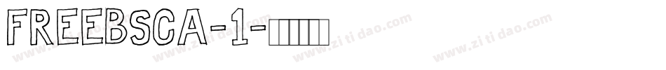 FREEBSCA-1字体转换