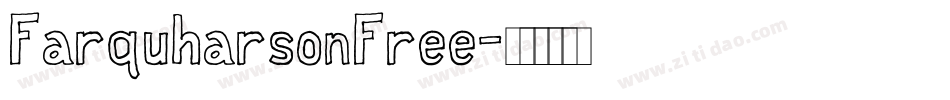 FarquharsonFree字体转换