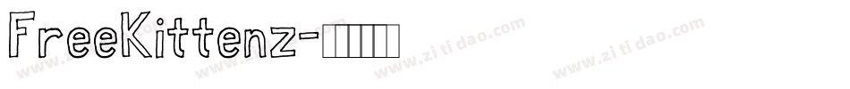 FreeKittenz字体转换