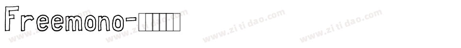 Freemono字体转换