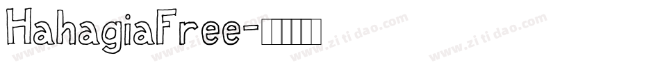 HahagiaFree字体转换