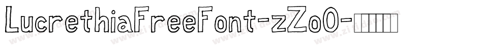 LucrethiaFreeFont-zZo0字体转换