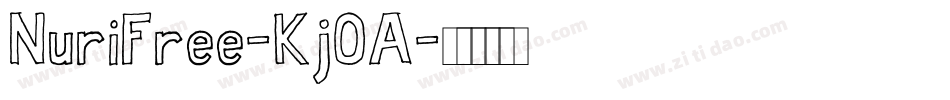 NuriFree-KjOA字体转换