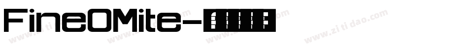 FineOMite字体转换