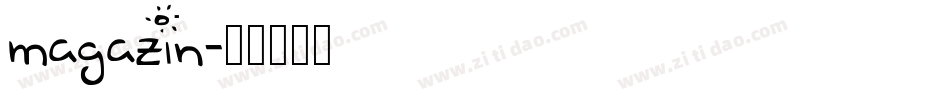 Magazin字体转换