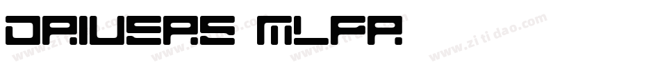 Drivers-MLpr字体转换