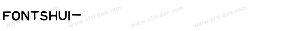 FONTSHUI字体转换
