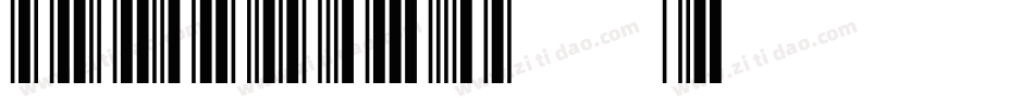 BARCOD39转换器字体转换