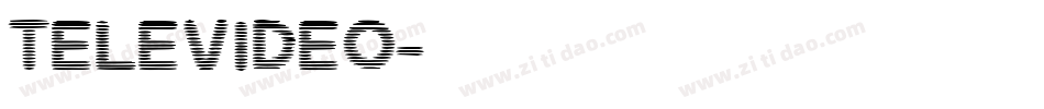 Televideo字体转换