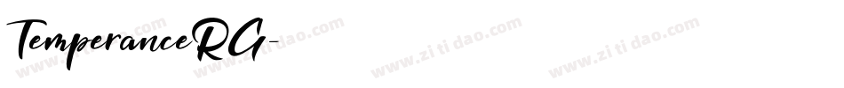 TemperanceRG字体转换