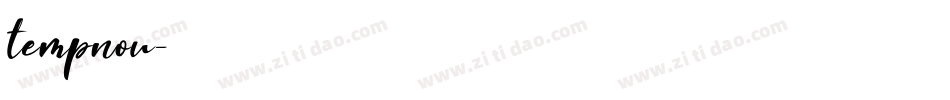 tempnou字体转换