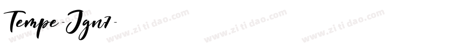 Tempe-Jgn7字体转换