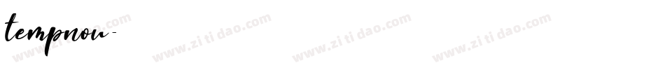 tempnou字体转换