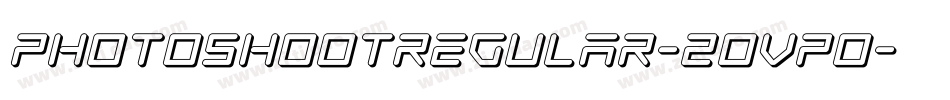 PhotoshootRegular-2Ovpo字体转换