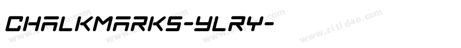 Chalkmarks-YLRy字体转换