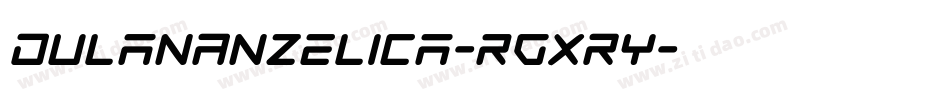 DulanAnzelica-rgxRy字体转换