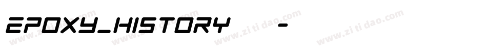 EpoXY_histoRy转换器字体转换