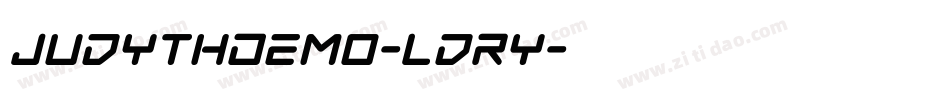JudythDemo-LdRy字体转换