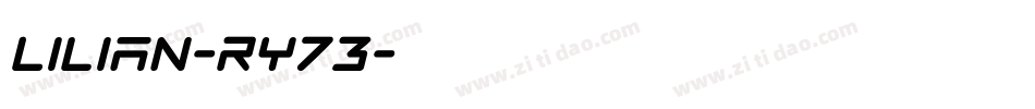 Lilian-Ry73字体转换