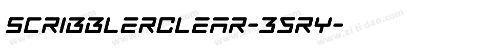 ScribblerClear-35Ry字体转换
