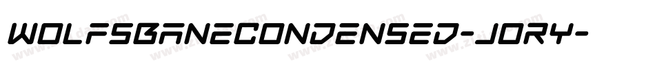 WolfsBaneCondensed-joRy字体转换
