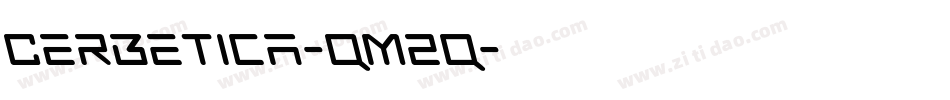 Cerbetica-qM2q字体转换