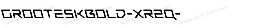 GrooteskBold-xR2q字体转换