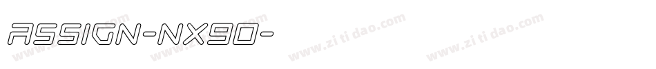 Assign-nX9O字体转换 Assign-nX9O字体转换