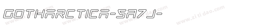Gotharctica-5A7j字体转换