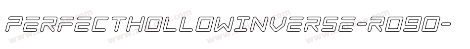 PerfectHollowInverse-ro9O字体转换 PerfectHollowInverse-ro9O字体转换