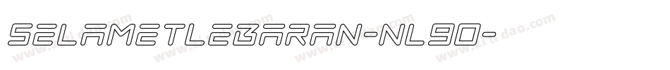 SelametLebaran-nl9O字体转换