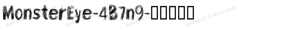 MonsterEye-4B7n9字体转换 MonsterEye-4B7n9字体转换