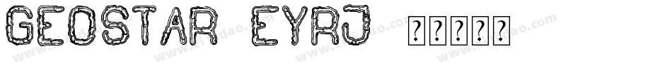Geostar-EYRj字体转换