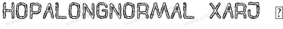 HopalongNormal-XARj字体转换