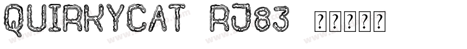 QuirkyCat-Rj83字体转换