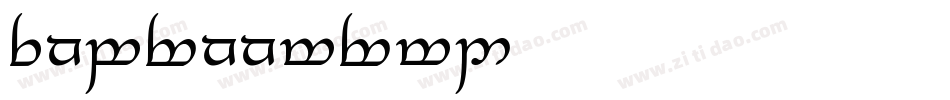 TengwarAnnatarItalic-2Oov字体转换